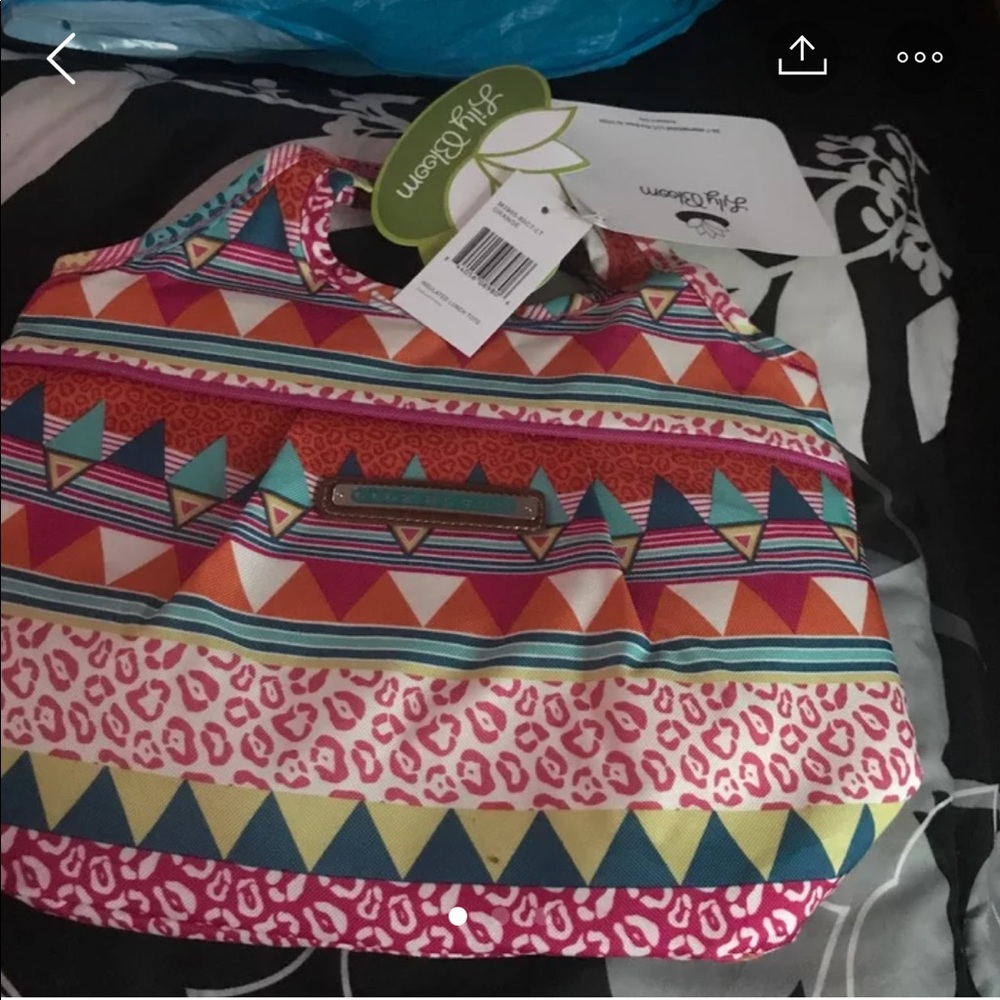 Lilly bloom lunch tote